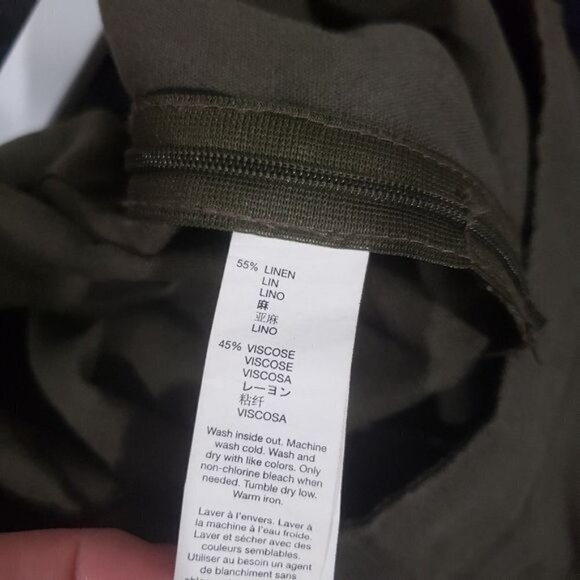 Gap Factory Olive Green Cast Skort size USA 6 - Picture 10 of 12